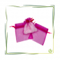 Preview: Organza Beutel Pink (12x15cm)